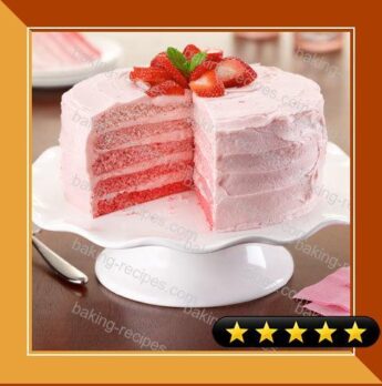 Strawberry Ombre Cake recipe