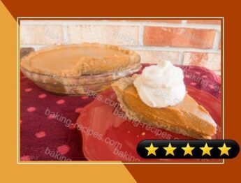 Maple Pumpkin Pie with Brown Butter Graham Crust and Maple Whipped Cream recipe