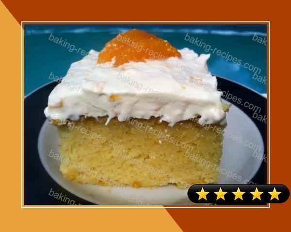 Incredibly Cool and Refreshing Mandarin Orange Cake recipe