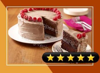 Chocolate Raspberry-Layered Cake recipe
