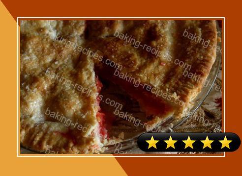 Cinnamon Red Hot Apple Pie with a Buttery-Lard Crust recipe