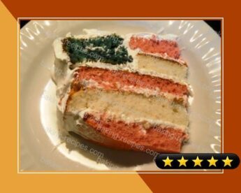 Red, White & Blue Layered Cake recipe