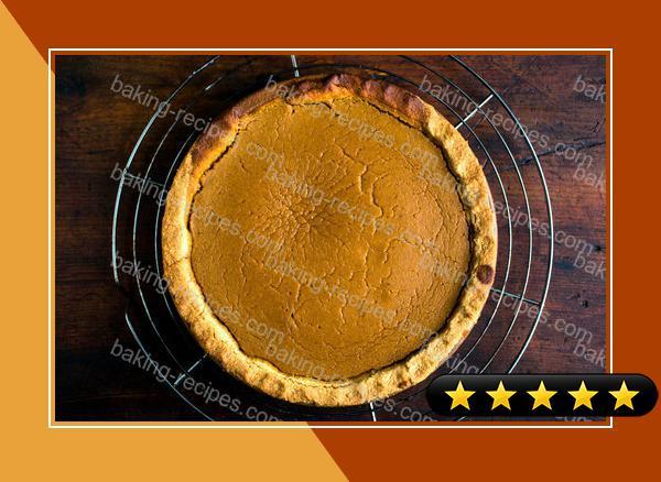 Savory Roasted Pumpkin Pie recipe