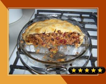 Spicy Bean and Beef Pie recipe