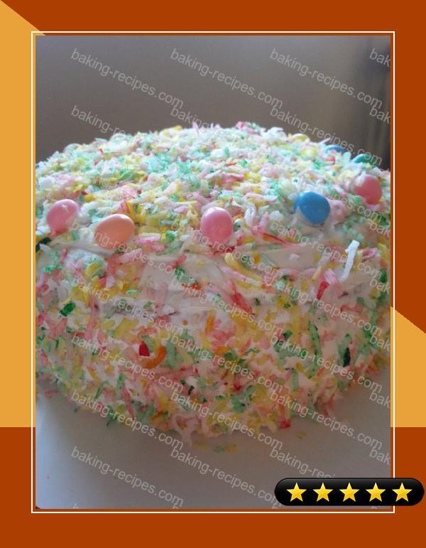 ~ Livetoride's Easter Coconut Cake ~ recipe