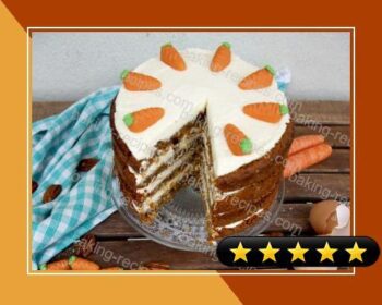 Super Moist Carrot Cake with Vanilla Cream Cheese Frosting recipe