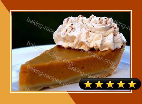 Maple Pumpkin Pie with Cinnamon Whipped Cream recipe