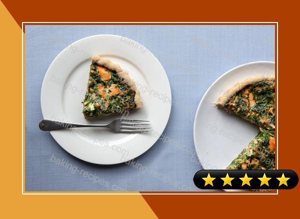 Salmon And Spinach Pie recipe
