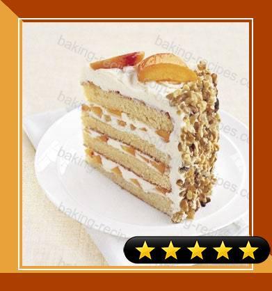 White Chocolate Layer Cake with Apricot Filling and White Chocolate Buttercream recipe