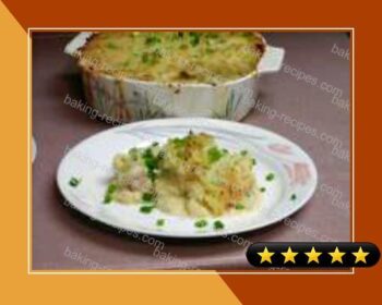 Irish Cod Pie Topped with Mashed Potatoes recipe