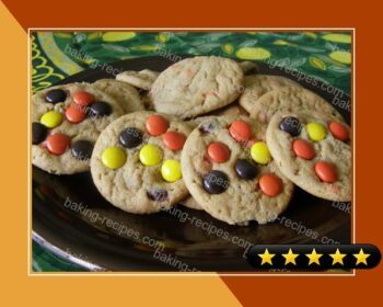 Peanut Butter Reese's Pieces Cookies recipe
