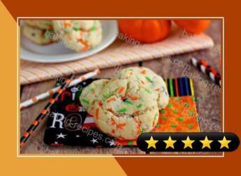 Halloween Funfetti Cake Mix Cookies recipe