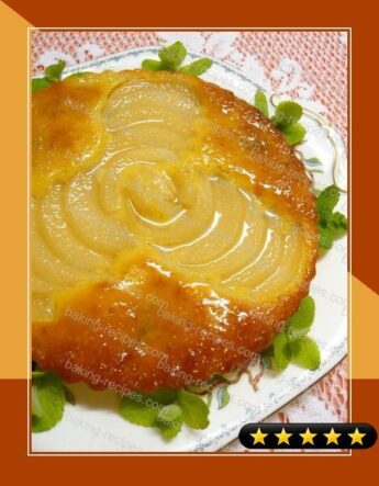 Peach Almond Tart-Style Cake recipe