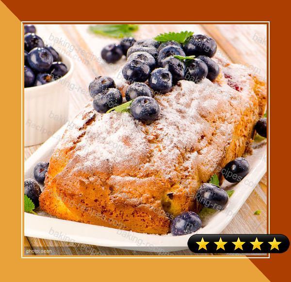 Blueberry Cornmeal Loaf Cake recipe