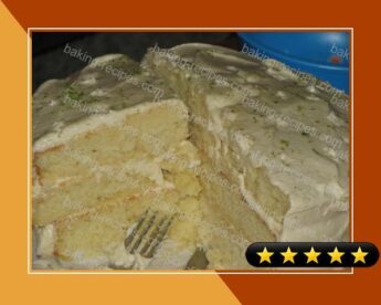 Key Lime Cake With White Chocolate Frosting (Paula Deen) recipe