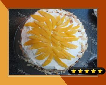 Mango-Orange Mousse Cake recipe