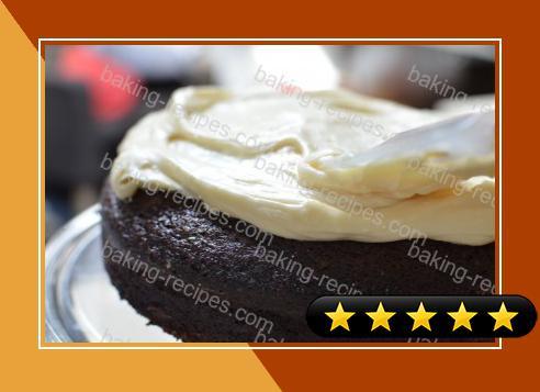 Chocolate Stout Cake with Baileys Cream Cheese Frosting recipe